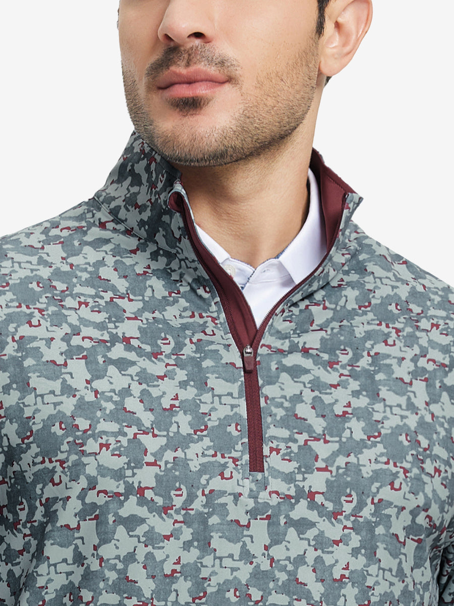 Full Print Quarter Zip Pullover