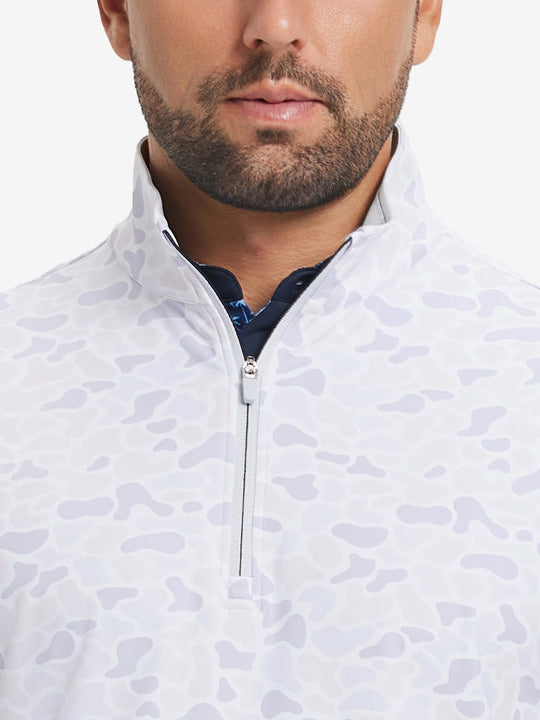 Full Print Lightweight Quarter Zip Pullover