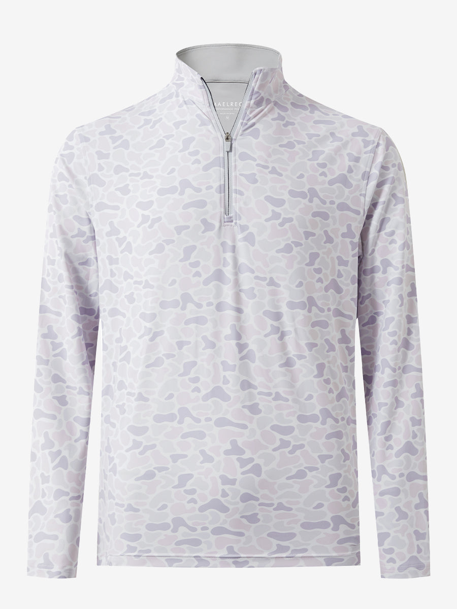 Full Print Lightweight Quarter Zip Pullover