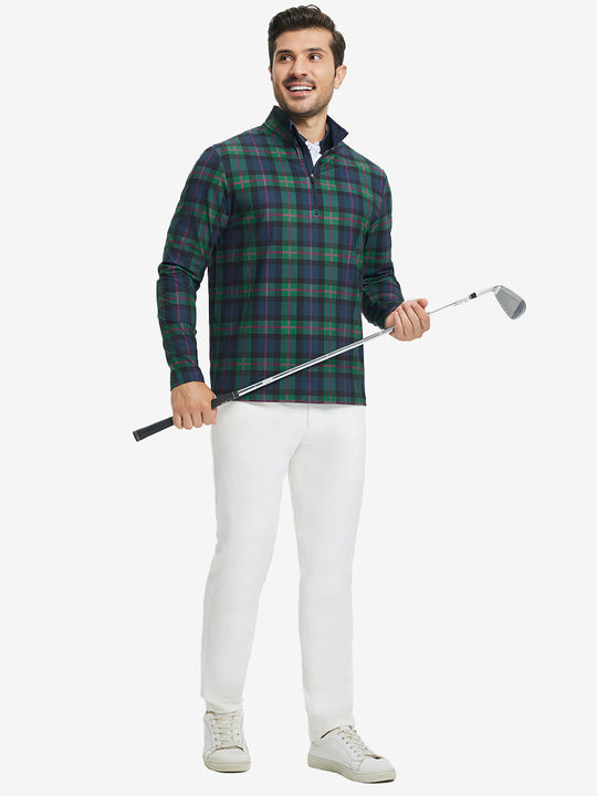 Full Print Lightweight Quarter Zip Pullover